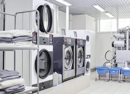 Commercial and industrial laundry equipment