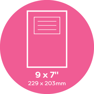 Premium Range A5+ Exercise Books 9 x 7'' (229 x 178mm) - 80 Pages Premium Range A5+ Exercise Books 9 x 7'' (229 x 178mm) - 80 Pages