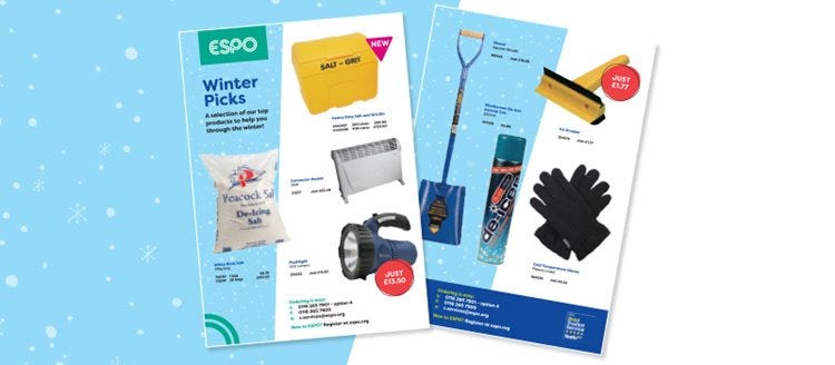 ESPO product winter picks for your organisation