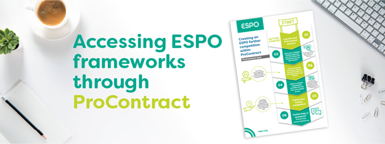 Accessing ESPO frameworks through ProContract by Proactis