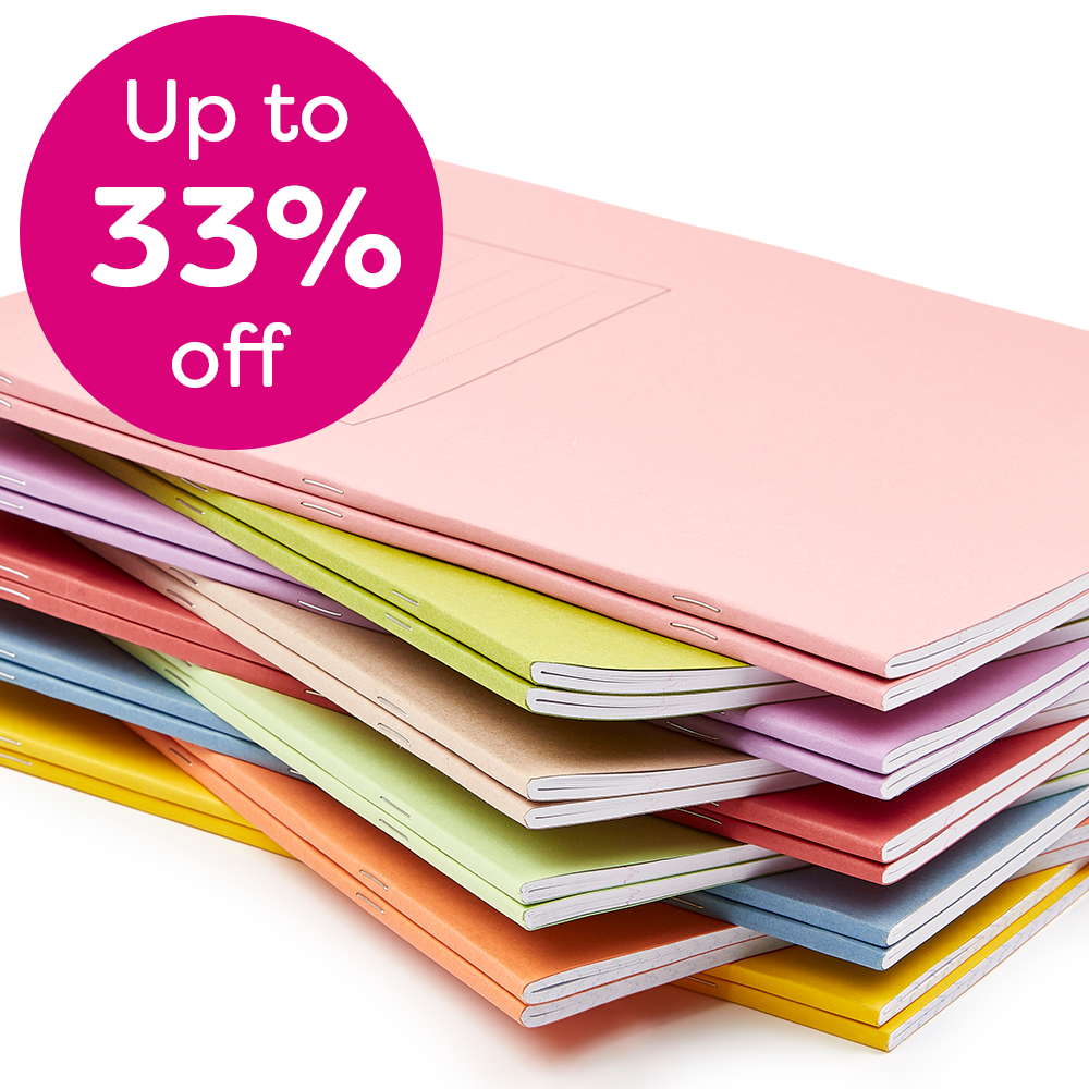 Get up to 33% off on selected exercise books!*