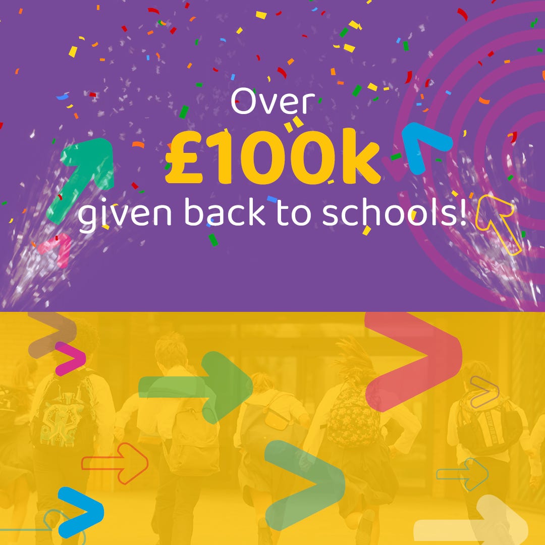 My School Fund reaches £100k milestone