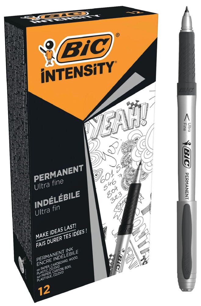 BiC Intensity Ultra Fine Permanent Markers