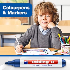 edding colouring pens and colour markers