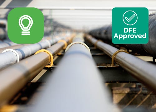 Mains gas pipes