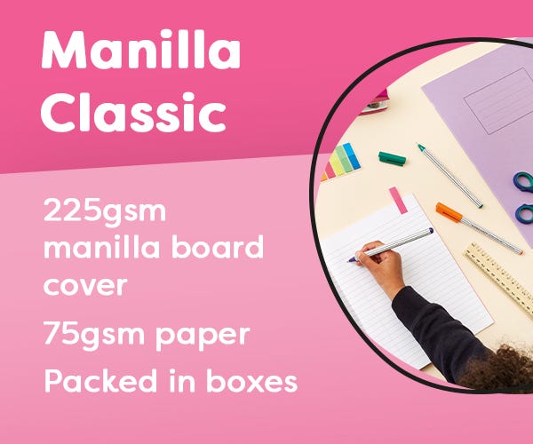 ESPO Manilla Exercise Books 