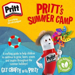 Get creative with Pritt's Summer Camp crafting guide